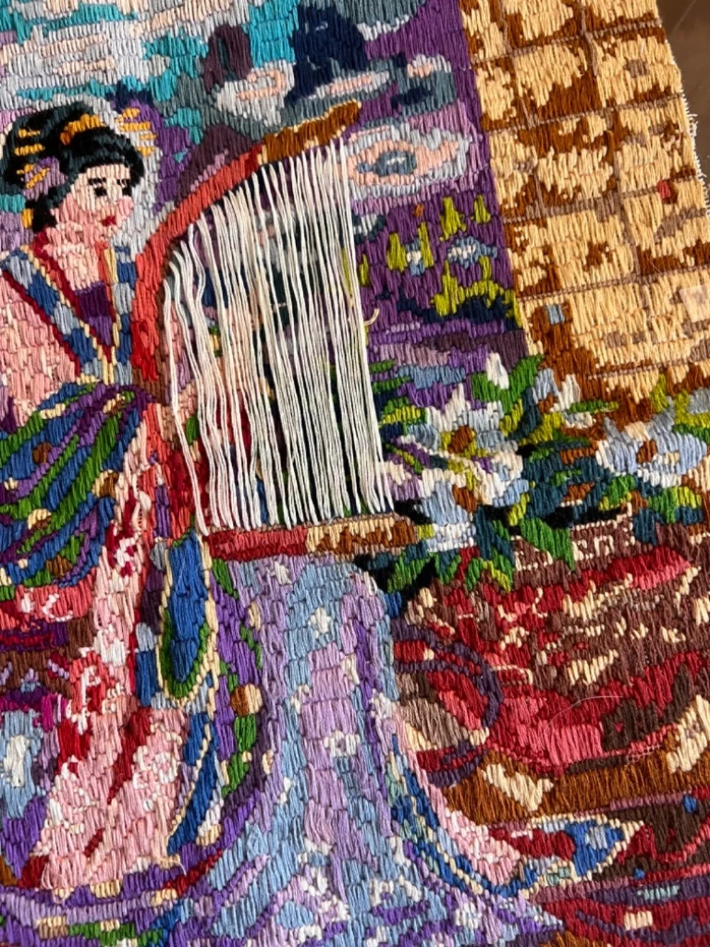 Dimensions Gold Collection 'MAGNOLIA SERENADE' Lena Liu Completed Canvas 16